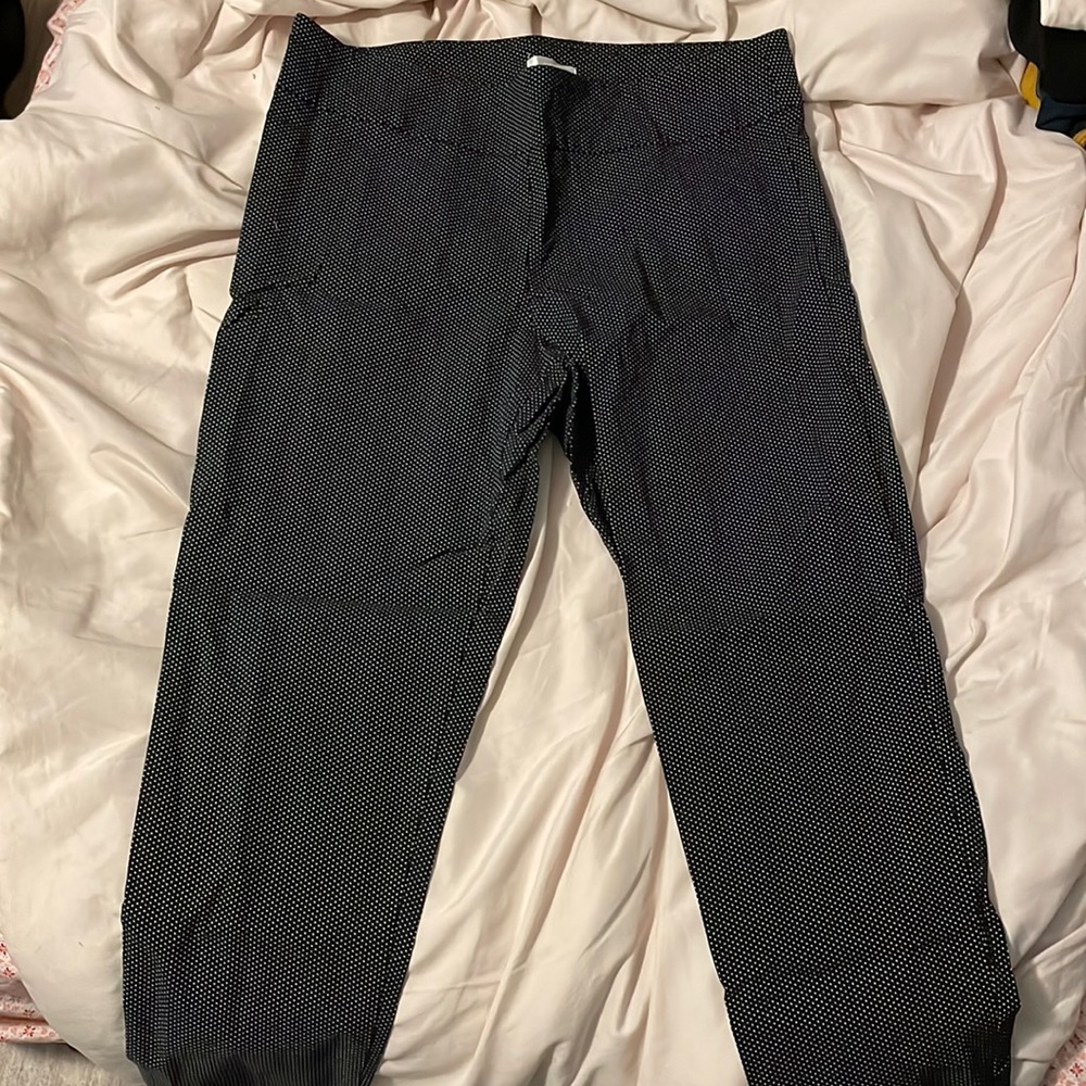 Polka dot dress pants